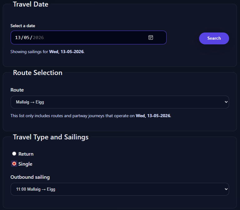 Illustration of a route map